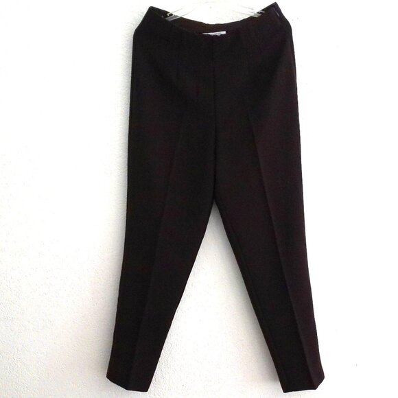 Cervelle, dark purple long pants, zipper on side - Picture 1 of 7